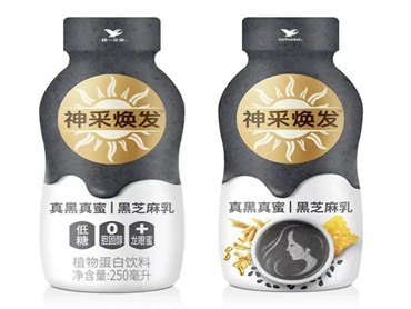 统一推出“神采焕发”的黑芝麻乳新春礼盒装